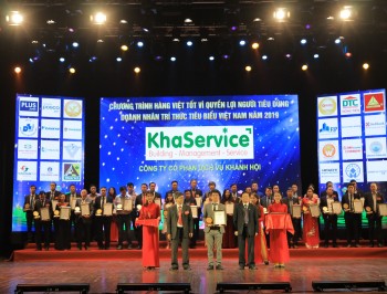 KHASERVICE NHẬN GIẢI TOP 20 THƯƠNG HIỆU VÀNG VIỆT NAM 2019